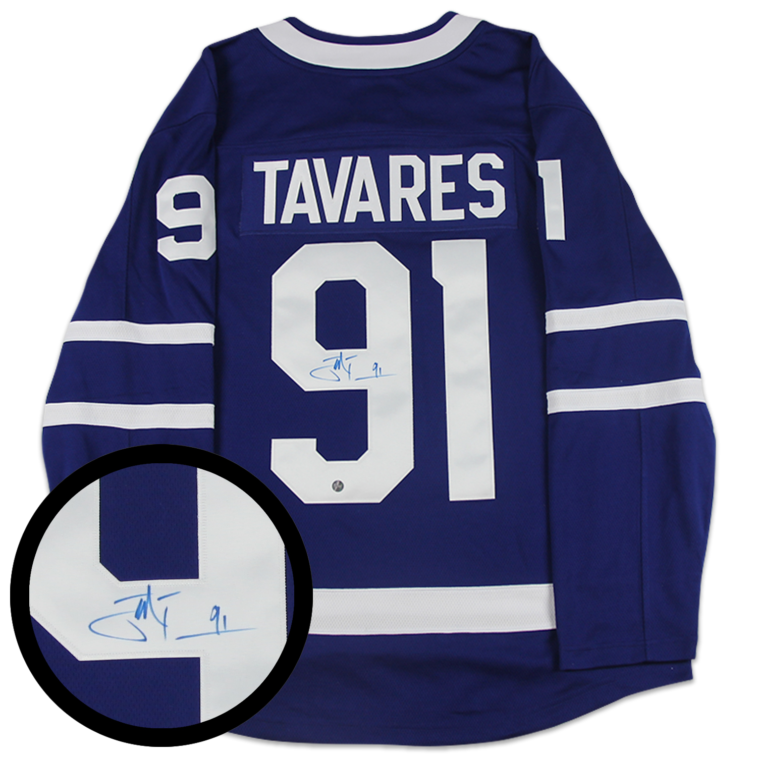 John Tavares New York Islanders Signed Autographed Blue #91 Jersey COA –